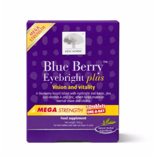 New Nordic Blue Berry Eyebright Mega Strength - One A Day 30s