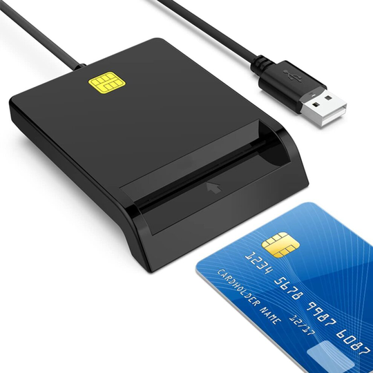 USB ID Smart Card Reader Public Access CAC Smart Card Reader Adapter