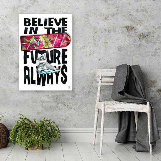 Poster, Scription, Reflector And Shoe