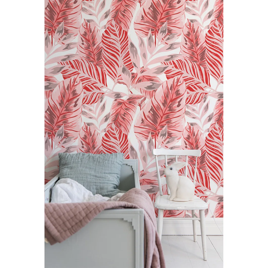 Walllpaper Roll 360X250cm Wallpaper Material With Print Mural Decoration Kitchen Livingroom Bedroom - Jungle Girly