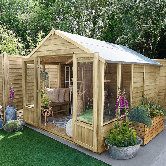 Forest Garden Oakley 8x10ft Overlap Apex Summerhouse