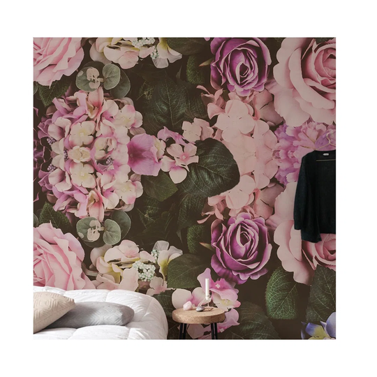 Arvo Baroque Romantic Flowers Wallpaper