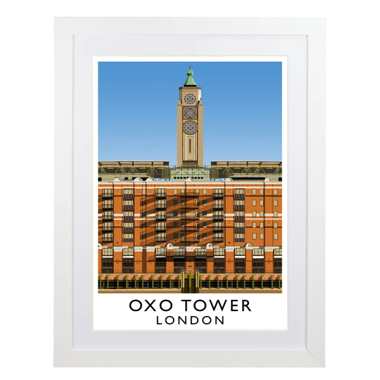 Oxo Tower - Graphic Art Print on Paper