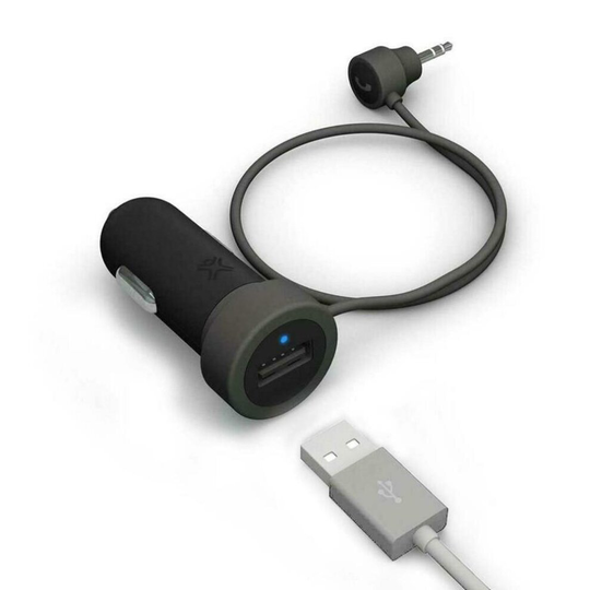Car Bluetooth Wireless Transmitter Receiver & USB Car Charger Handsfree Calls
