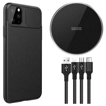 Nillkin Fancy Pro iPhone 11 Pro Gift Set - Black