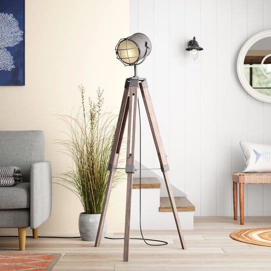 Terflinger 142 cm Tripod Floor Lamp