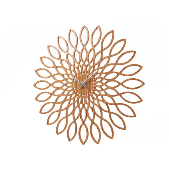 Sunflower Wooden 60cm Wall Clock