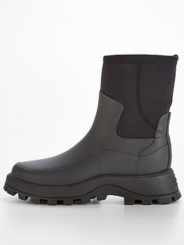 Hunter City Explorer Short Boot - Black, Black, Size 3, Women