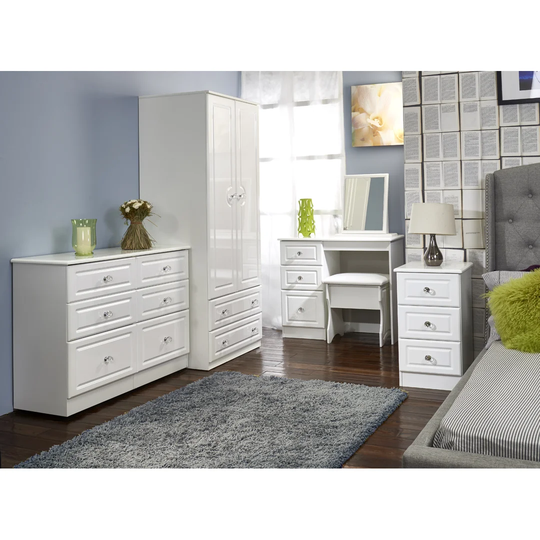 Mckayla 3 Drawer Bedside Table