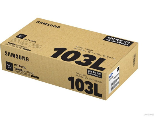 HP Samsung MLT-D103L Black Original Toner Cartridge - Standard Yield 2500 Pages - SU716A