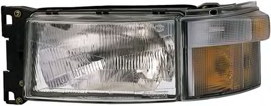 Headlight Halogen 1LG007150-111 by Hella Left
