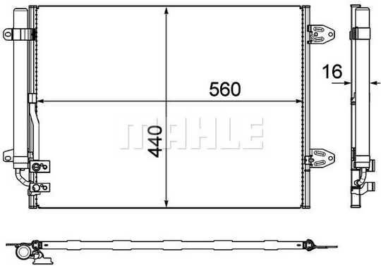Condenser Air Conditioning 8FC351319-421 by BEHR