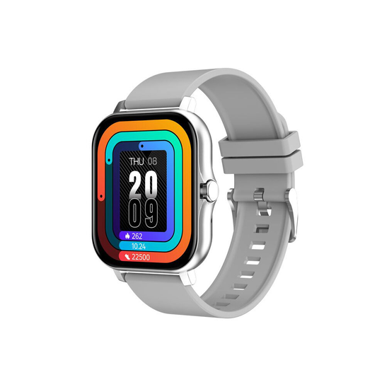 1.69 Inch Big Screen Smart Watch Men Women Bluetooth Call Sport Smart Watches(Silver)