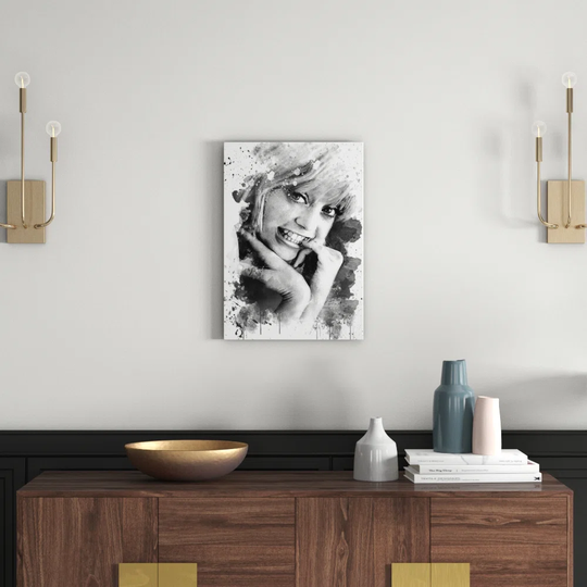 'Goldie Hawn' Graphic Art Print Poster