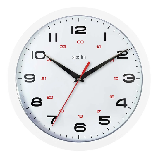 Acctim CK9230 Aylesbury Office Wall Clock White