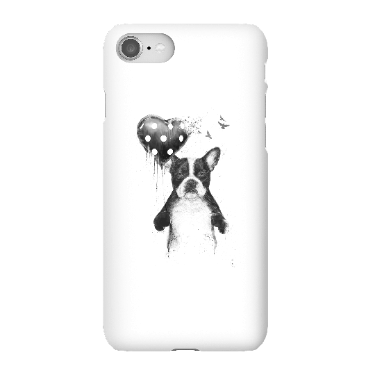 Balazs Solti Bulldog And Balloon Phone Case for iPhone and Android - iPhone 8 - Snap Case - Gloss