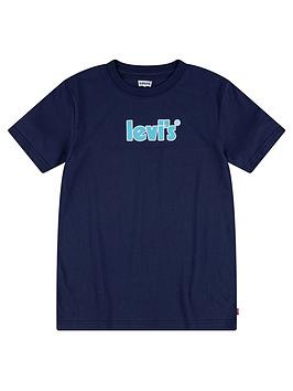 Levi'S Boys Poster Logo T-Shirt - Blue