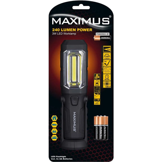 Maximus Led Worklamp 3W+1W 240+60Lm