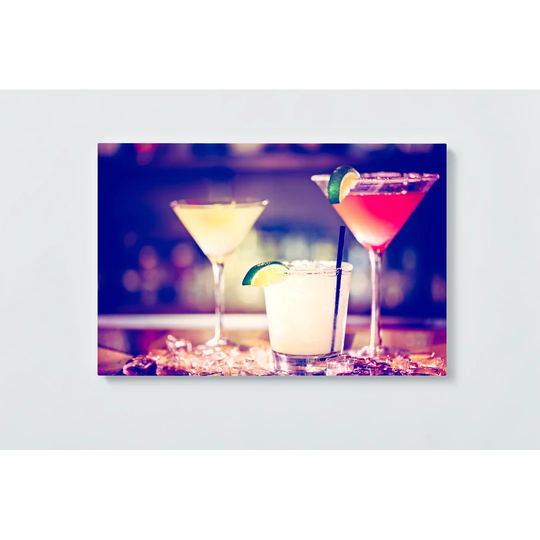 Cocktail Motif Magnetic Wall Mounted Cork Board