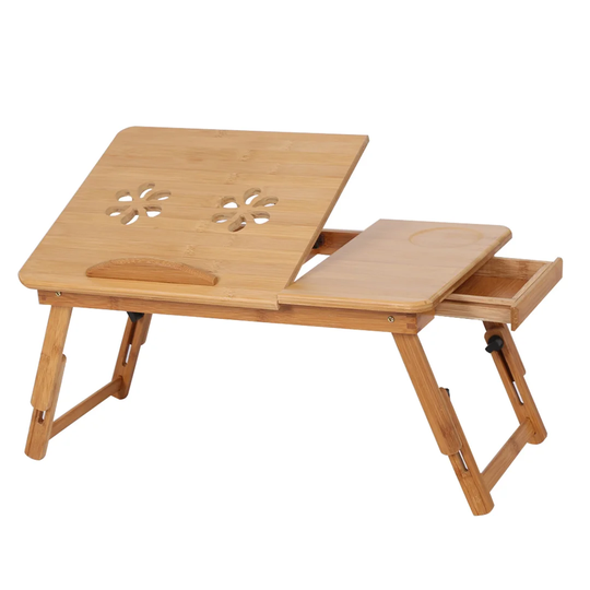 Portable Folding Bamboo Laptop Tray