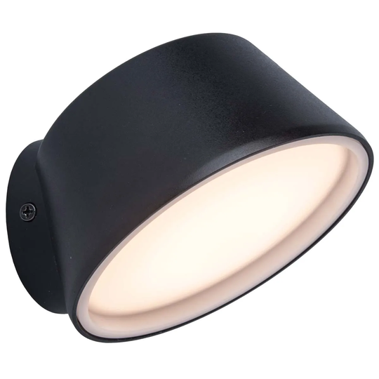 Lutec DAKOTA IP54 INTEGRATED LED WALL LIGHT WITH TUYA CCT CONTROL IN DARK GREY 800 LUMEN 2700-6500K