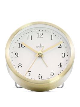 Acctim Clocks Tegan Non Ticking Alarm Clock