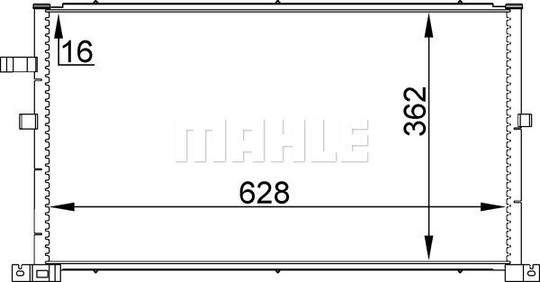 Condenser Air Conditioning 8FC351300-324 by BEHR