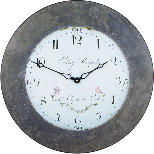 49.6cm Large Lalande with Effect Border Wall Clock