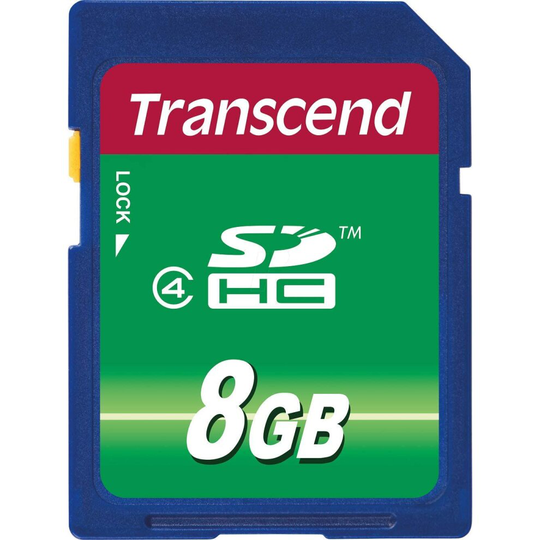 Transcend 8GB SDHC Class 4 (Standard) Memory Card