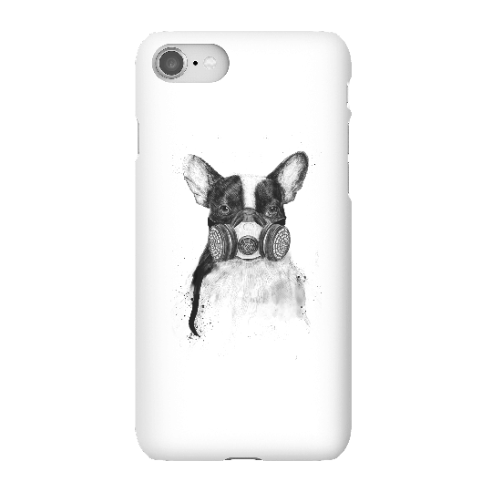 Balazs Solti Masked Bulldog Phone Case for iPhone and Android - iPhone 8 - Snap Case - Matte