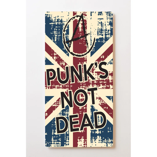 Backlight Punks Not Dead Magnetic Wall Mounted Cork Board