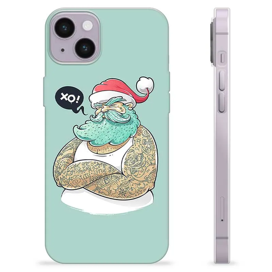 iPhone 14 Plus TPU Case - Modern Santa