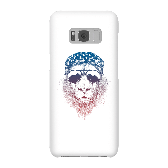 Balazs Solti Bandana Lion Phone Case for iPhone and Android - Samsung S8 - Snap Case - Gloss