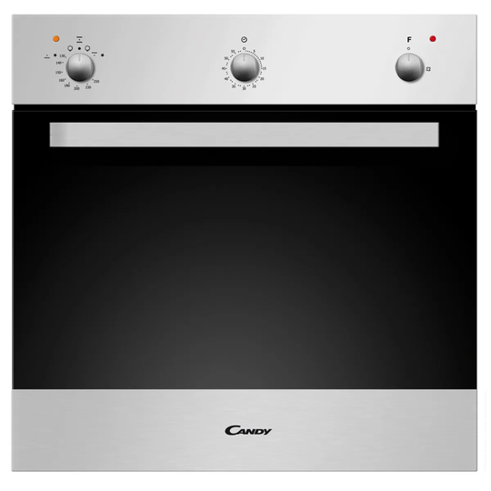 Candy OVG505/3X 54L Built-in Gas Single Oven - Silver