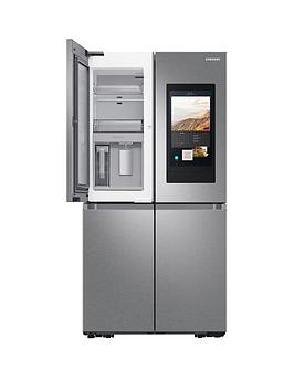 Samsung Family Hub Rf65A977Fsr/Eu French Style Fridge Freezer With Beverage Center&Trade; - F Rated - Real Stainless