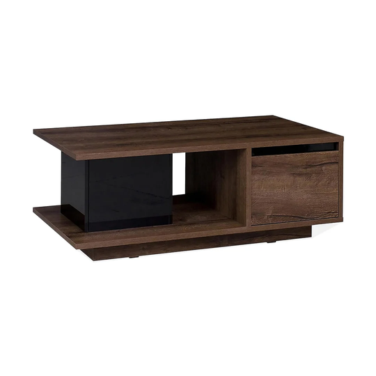 Amiel Floor Shelf Coffee Table with Storage