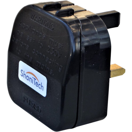 ShaniTech USA to UK Plug Adaptor/Chinese to UK Plug Convertor/Japanese to UK Plug Adapter