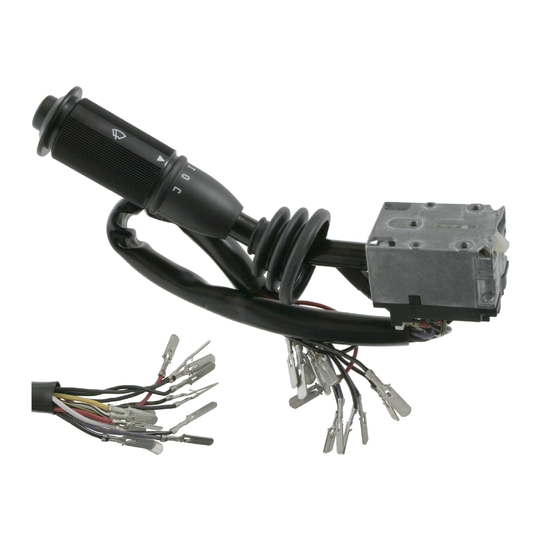 Steering Column wiper Switch Assy headlight CtrL Stalk horn 22312 Febi Bilstein