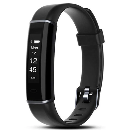 Aquarius AQ113HR Fitness Tracker With Heart Rate Monitor - Black