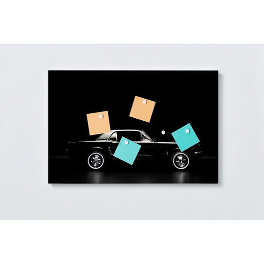 Muscle Car Magnetic Wall Mounted Cork Board