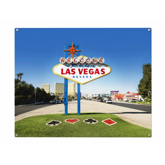 Las Vegas Magnetic Wall Mounted Photo Memo Board