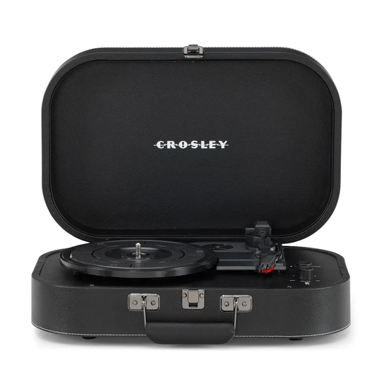 Crosley Discovery Vintage Black Turntable With Rca Output