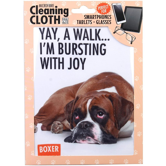 H&H BULLDOG MICROFIBRE CLEANING CLOTH FOR PHONES TABLETS & GLASSES