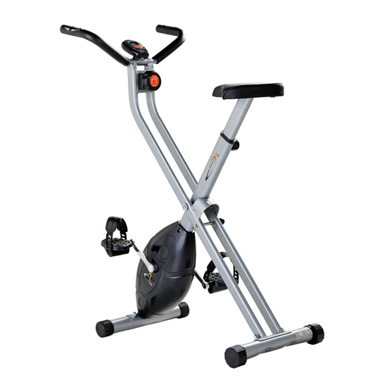 V-fit MXC1 Folding X-Frame Magnetic Exercise Bike