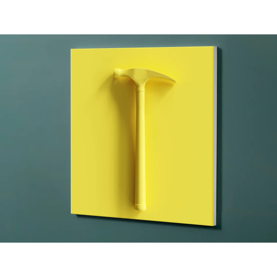 Notiz Motive Hammer Magnetic Wall Mounted Cork Board