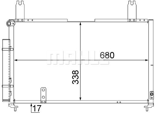 Condenser Air Conditioning 8FC351309-121 by BEHR
