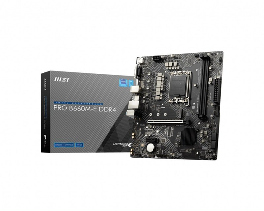 MSI PRO B660M-E DDR4 mATX Motherboard