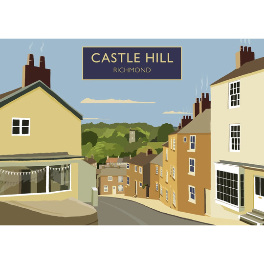 Castle Hill Richmond by Richard O'Neil - Graphic Art Print on Paper
