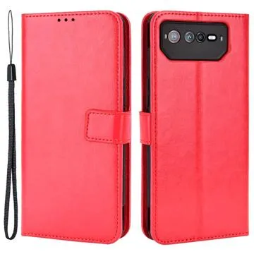 Asus ROG Phone 6/6 Pro Wallet Case with Magnetic Closure - Red