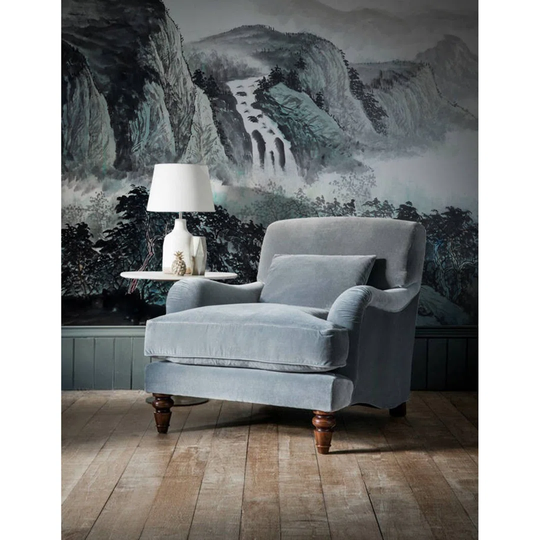 Walllpaper Roll 360X250cm Mural Decoration Kitchen Livingroom Bedroom Wallpaper Material With Print - Ink Landscape Chinoiserie Mountain Waterfall